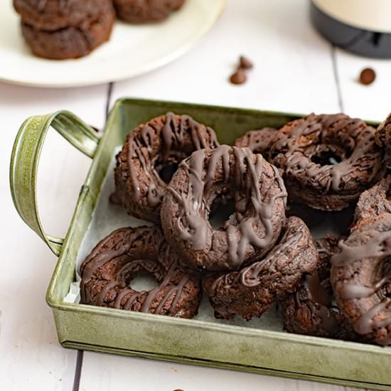 Chocolate Mini Gluten Free Donuts