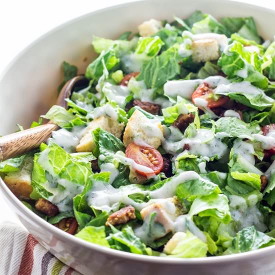 vegan BLT salad