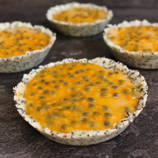 No Bake Pineapple Tartlets