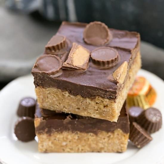 Reeses Rice Krispie Treats