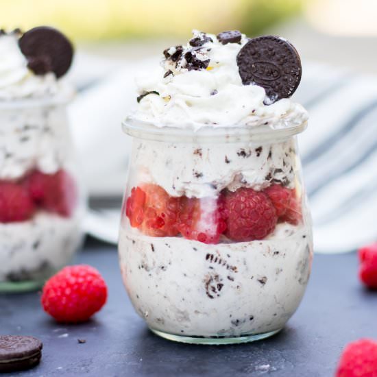 Cookies + Cream Cheesecake Cups