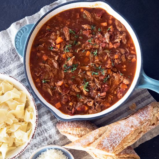 Hearty Duck & Port Ragu