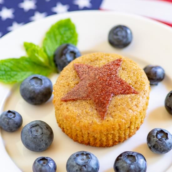 Paleo Patriotic Teacakes