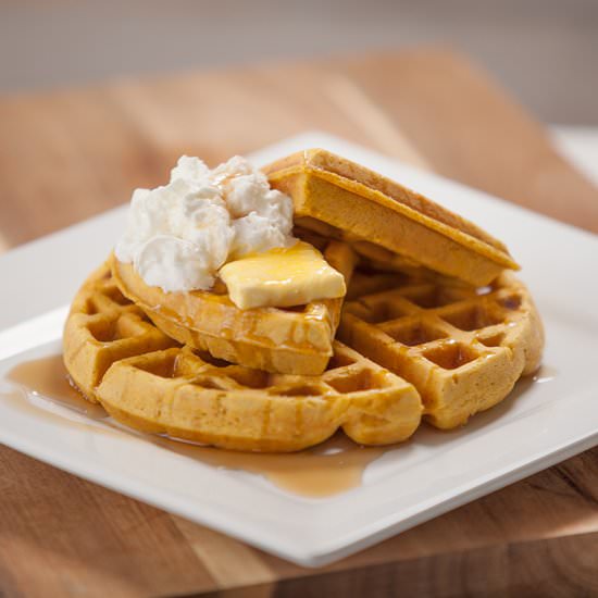 Pumpkin waffles