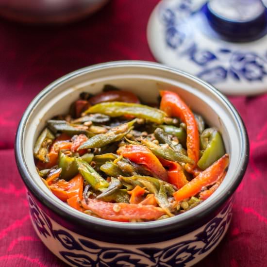 Kadai Bhindi Jalfrezi