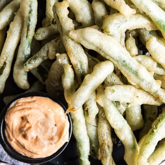 Green Bean Tempura