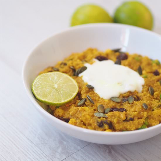 Healthy Golden Curried Quinoa