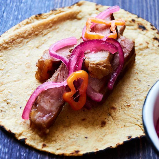 Ribeye Tacos with Habanero Salsa