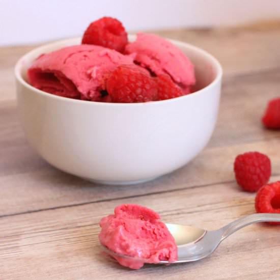 Raspberry Frozen Yogurt