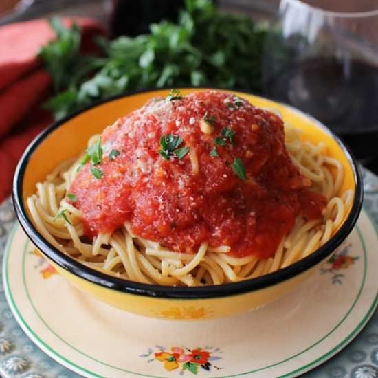Pomodoro Sauce For One