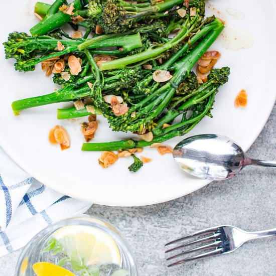 Tenderstem broccoli with garlic