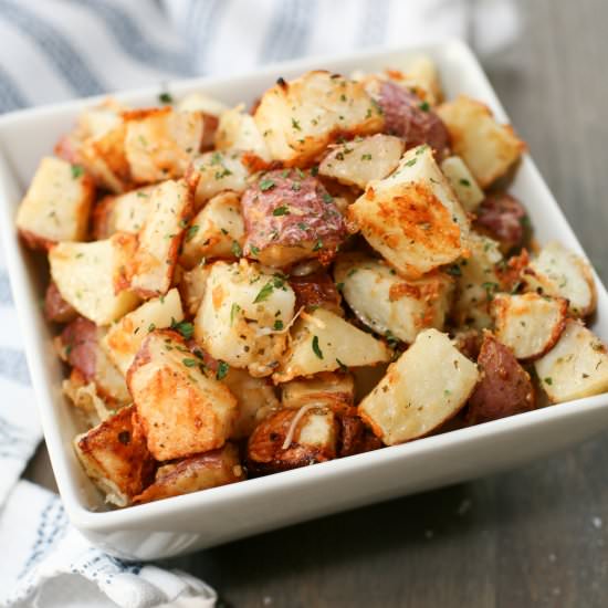 Parmesan Garlic Roasted Potatoes