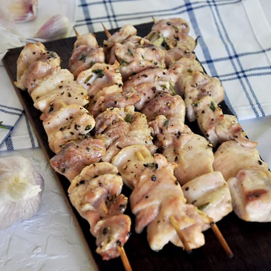 Best Grilled Chicken Shish Kabob