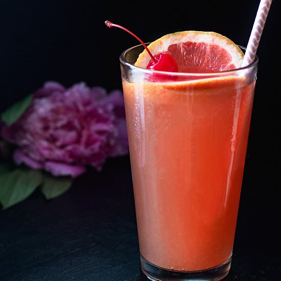 Grapefruit Tequila Sunrise Cocktail