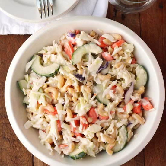 coleslaw macaroni salad