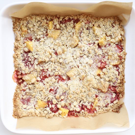 Strawberry Oat Bars