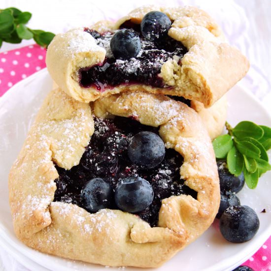 Mini Blueberry Galette