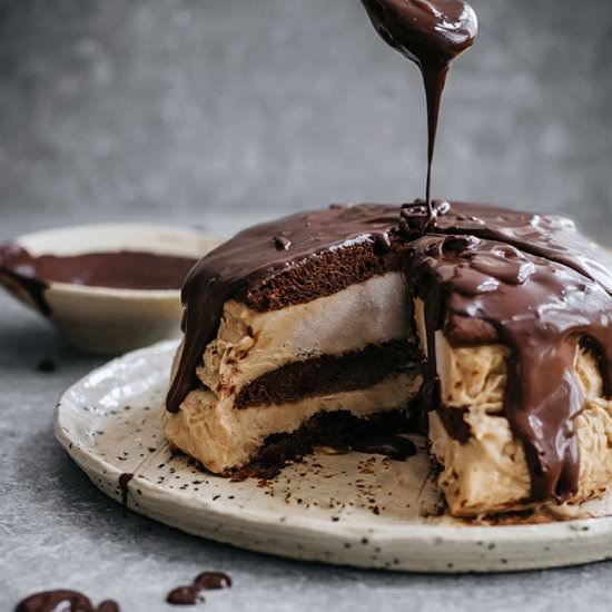 Peanut Butter Ice-Cream Cake