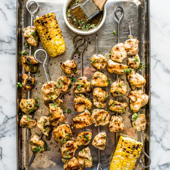 The JUICIEST Chicken Kabobs
