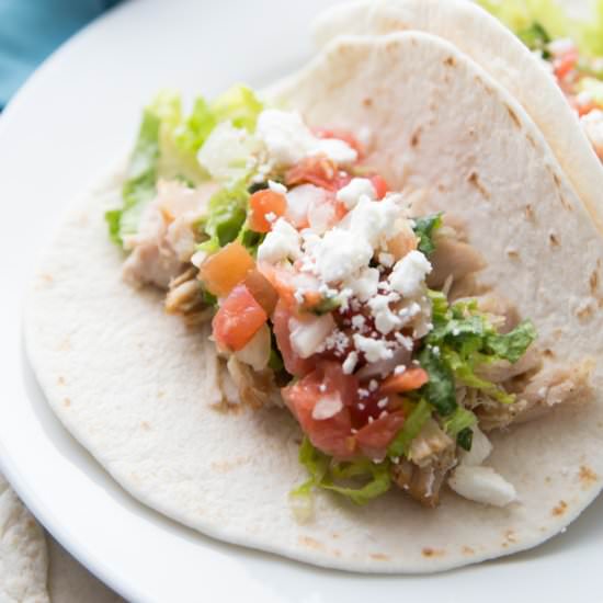 Crockpot Citrus Pork Street Tacos