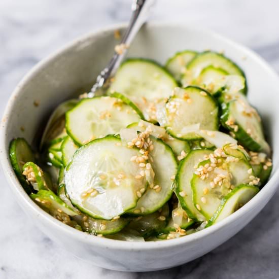 Sesame Cucumber Salad