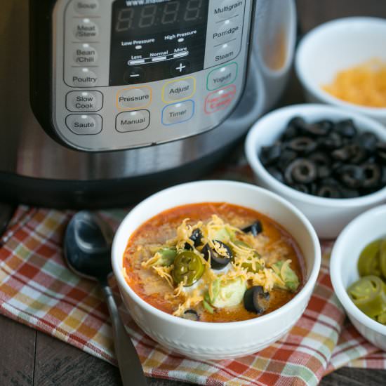Instant Pot Low Carb Taco Soup