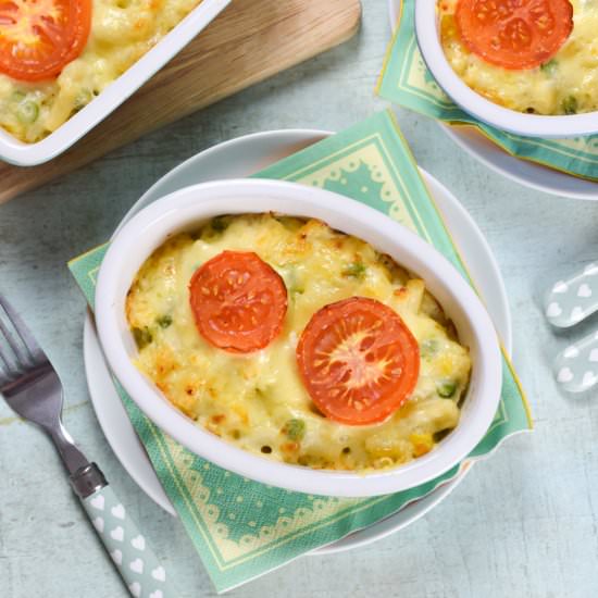 Macaroni Cheese with Extra Veg