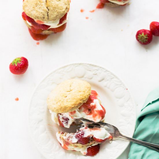 Sugar Free Strawberry Shortcake