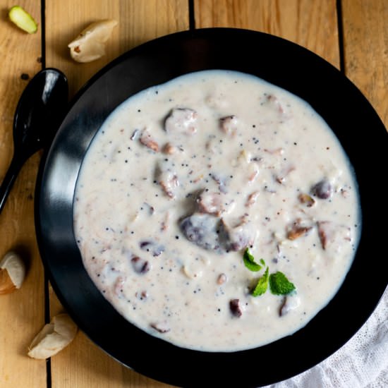 Jackseed in mustard white sauce