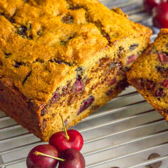 Cherry chocolate chip bread