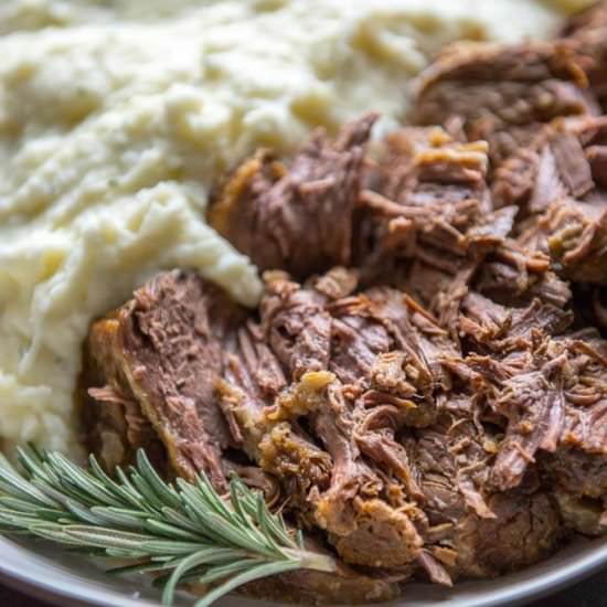 Roast Beef with Rosemary & Garlic