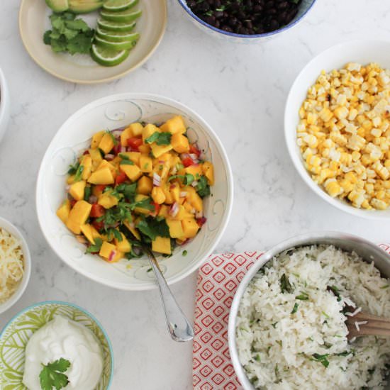 Summer Burrito Bowls