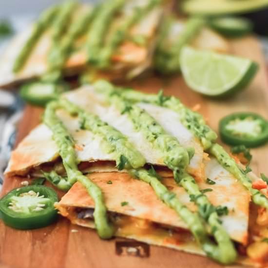 Soy Chorizo Quesadilla
