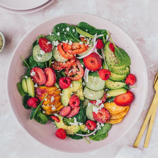 Summer Salad with Lemon Vinaigrette
