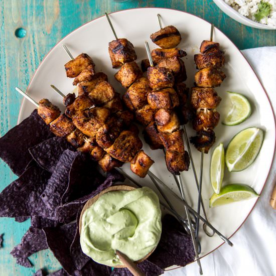 Chipotle Chicken Kabobs