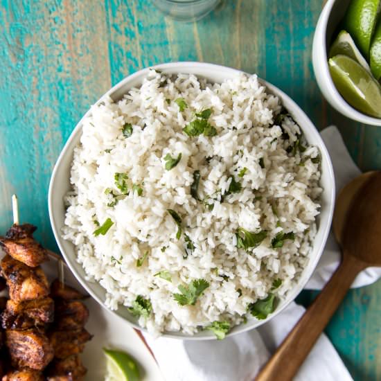 Coconut Cilantro Rice