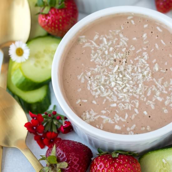 Vegan Chilled Strawberry Soup