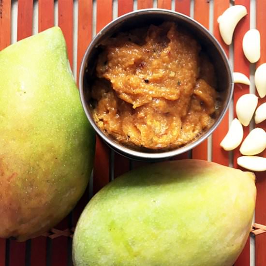 Raw Mango and Garlic Chutney