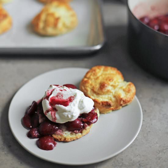 cherry sumac shortcakes