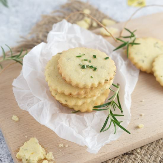 Rosemary Lemon Cookies
