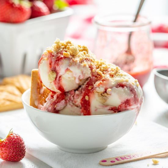 Strawberry Shortcake Ice Cream