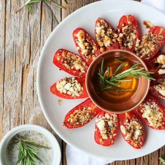 ADDICTING FETA STUFFED TOMATO