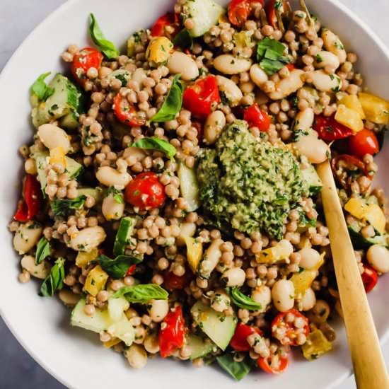 Pesto Couscous Salad