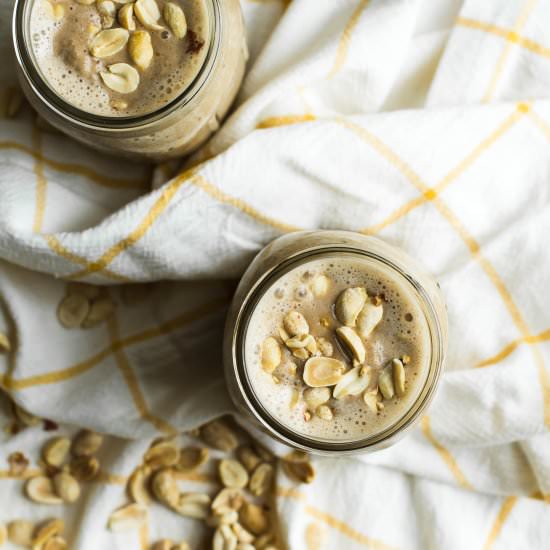 Coffee + Peanut Butter Smoothie