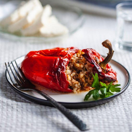 Greek Stuffed Peppers