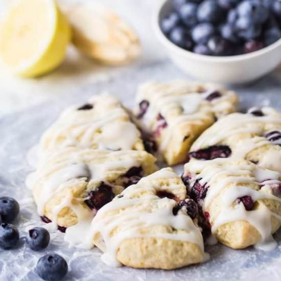 Lemon Blueberry Scones