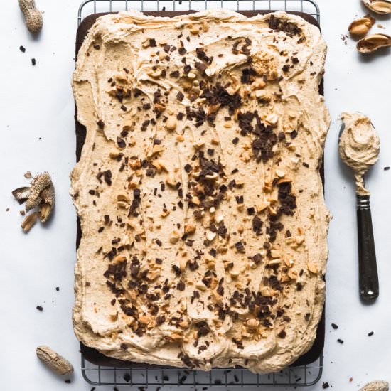 Chocolate sheet cake