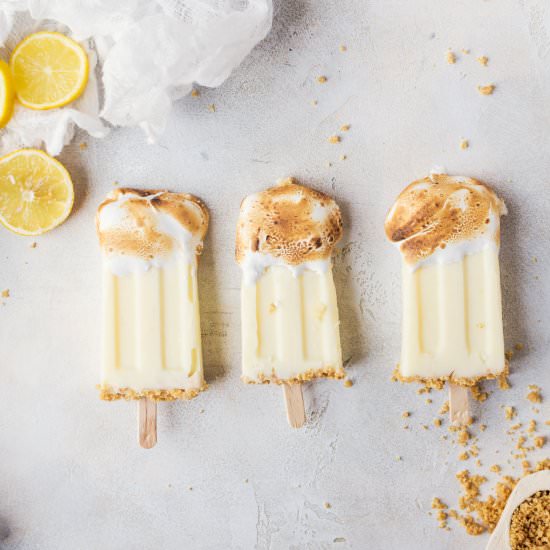 Lemon Meringue Popsicles