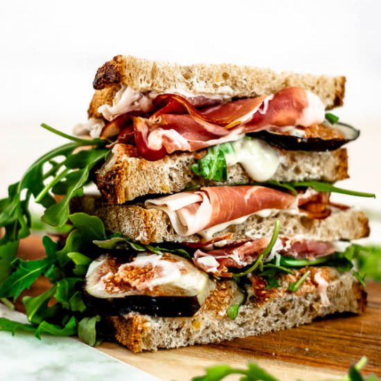 Fig and Prosciutto Sandwiches