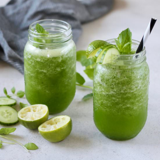 Cucumber Mint Slushie